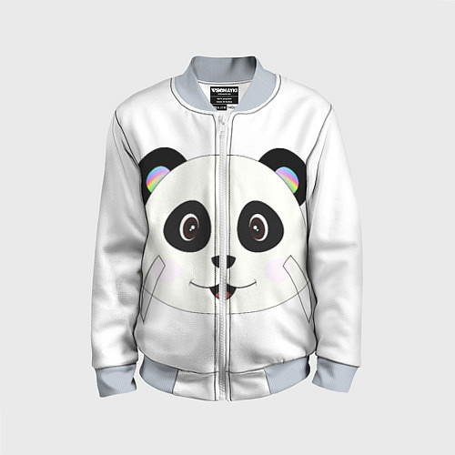 Детский бомбер Panda / 3D-Серый – фото 1