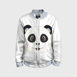 Бомбер детский Panda, цвет: 3D-серый