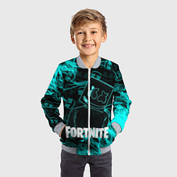 Бомбер детский Fortnite Marshmello, цвет: 3D-серый — фото 2