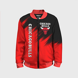 Бомбер детский CHICAGO BULLS, цвет: 3D-красный