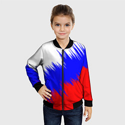 Бомбер детский Россия, цвет: 3D-черный — фото 2