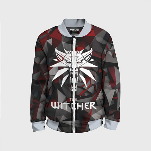 Детский бомбер The Witcher / 3D-Серый – фото 1