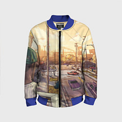 Бомбер детский GTA San Andreas, цвет: 3D-синий