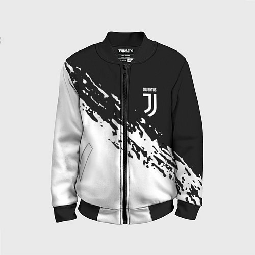 Детский бомбер JUVENTUS / 3D-Черный – фото 1