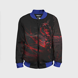 Бомбер детский DIGITAL 3D, цвет: 3D-синий