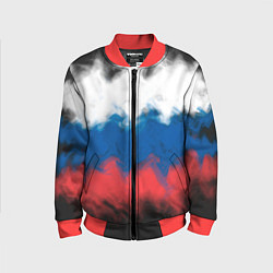 Бомбер детский Россия, цвет: 3D-красный