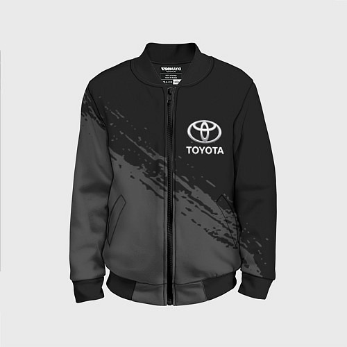 Детский бомбер TOYOTA / 3D-Черный – фото 1