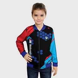 Бомбер детский CYBER BMW UNIFORM, цвет: 3D-синий — фото 2