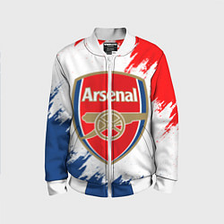 Бомбер детский ARSENAL, цвет: 3D-белый