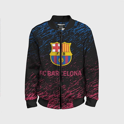 Детский бомбер BARSELONA / 3D-Черный – фото 1