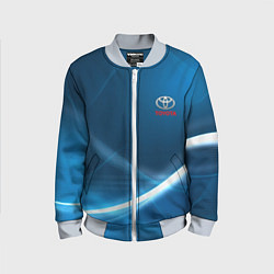 Бомбер детский TOYOTA, цвет: 3D-серый