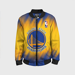 Бомбер детский Golden State Warriors, цвет: 3D-черный