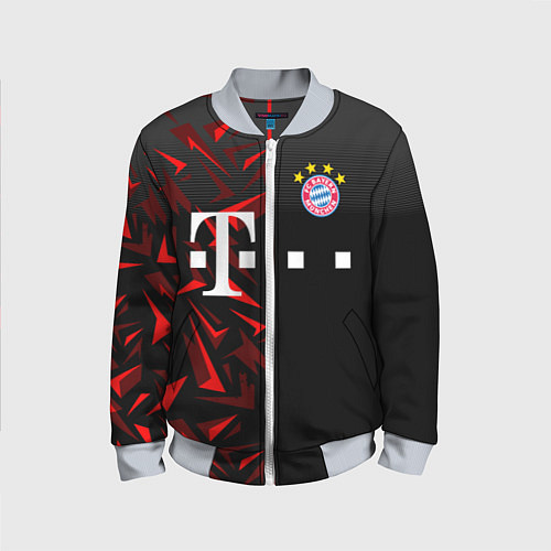 Детский бомбер FC Bayern Munchen Форма / 3D-Серый – фото 1