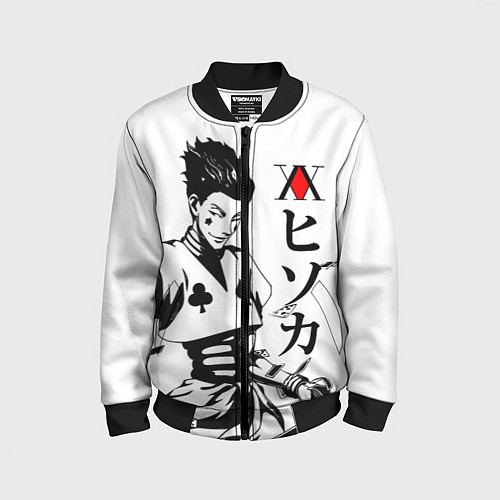 Детский бомбер Hunter x Hunter, Hisoka / 3D-Черный – фото 1