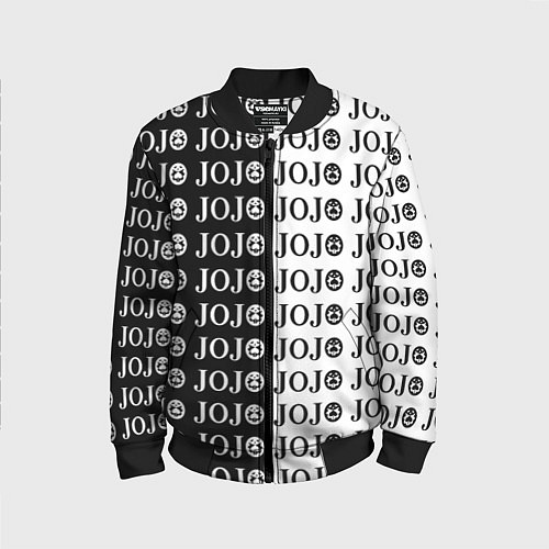 Детский бомбер JoJo Bizarre Adventure / 3D-Черный – фото 1