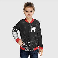 Бомбер детский ЪУЪ СЪУКА, цвет: 3D-красный — фото 2