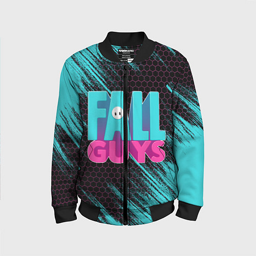 Детский бомбер ФОЛЛ ГАЙС / 3D-Черный – фото 1