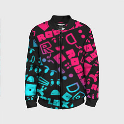 Бомбер детский Roblox, цвет: 3D-черный