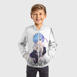 Бомбер детский Re:Zero, цвет: 3D-белый — фото 2