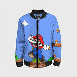 Бомбер детский Mario, цвет: 3D-черный