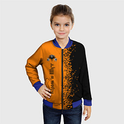 Бомбер детский КОРОЛЬ И ШУТ, цвет: 3D-синий — фото 2