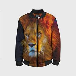 Бомбер детский Лев 3D, цвет: 3D-черный