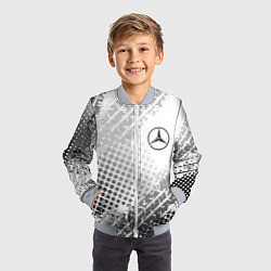 Бомбер детский Mercedes-Benz, цвет: 3D-серый — фото 2