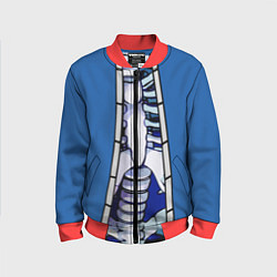 Бомбер детский КУРТКА САНСА SANS, цвет: 3D-красный