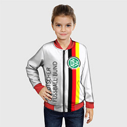 Бомбер детский СБОРНАЯ ГЕРМАНИЯ, цвет: 3D-красный — фото 2