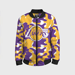 Бомбер детский LA LAKERS ЛЕЙКЕРС, цвет: 3D-черный