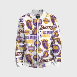 Бомбер детский LAKERS LOGO, цвет: 3D-белый