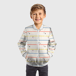 Бомбер детский 101 Dalmatians, цвет: 3D-белый — фото 2