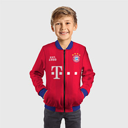 Бомбер детский BAYERN 2021 - ДОМАШНЯЯ, цвет: 3D-синий — фото 2