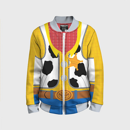 Детский бомбер Шериф Вуди / 3D-Серый – фото 1