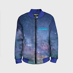 Бомбер детский Услышь мой вой уже, это Voyager, цвет: 3D-синий