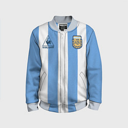 Бомбер детский Джерси Марадоны с автографом, цвет: 3D-серый