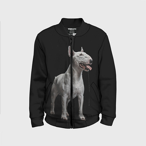Детский бомбер Bully / 3D-Черный – фото 1