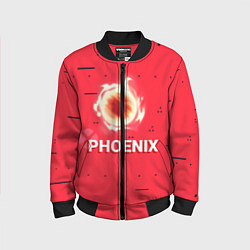 Бомбер детский Phoenix, цвет: 3D-черный