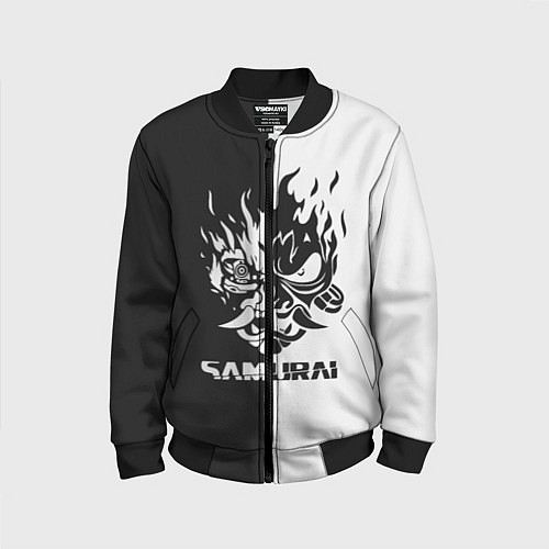 Детский бомбер SAMURAI / 3D-Черный – фото 1