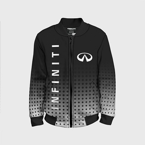 Детский бомбер Infiniti / 3D-Черный – фото 1