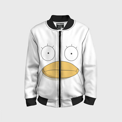 Детский бомбер Gintama Гинтама / 3D-Черный – фото 1