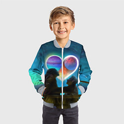 Бомбер детский Ваня Дмитриенко Венера-Юпитер, цвет: 3D-серый — фото 2