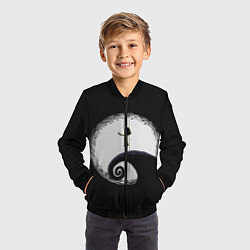 Бомбер детский Little Nightmares 2, цвет: 3D-черный — фото 2