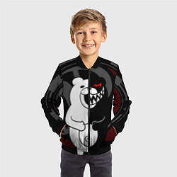 Бомбер детский MONOKUMA МОНОКУМА DANGANRO, цвет: 3D-черный — фото 2
