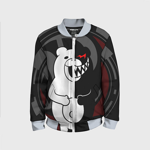 Детский бомбер MONOKUMA МОНОКУМА DANGANRO / 3D-Серый – фото 1
