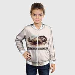 Бомбер детский Внедорожник, цвет: 3D-белый — фото 2