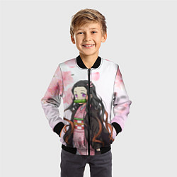 Бомбер детский НЕЗУКА NEZUKO, цвет: 3D-черный — фото 2