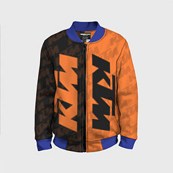 Бомбер детский KTM КТМ Z, цвет: 3D-синий