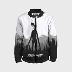 Бомбер детский SIREN HEAD DARK FOREST, цвет: 3D-черный