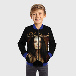 Бомбер детский Nightwish, цвет: 3D-синий — фото 2